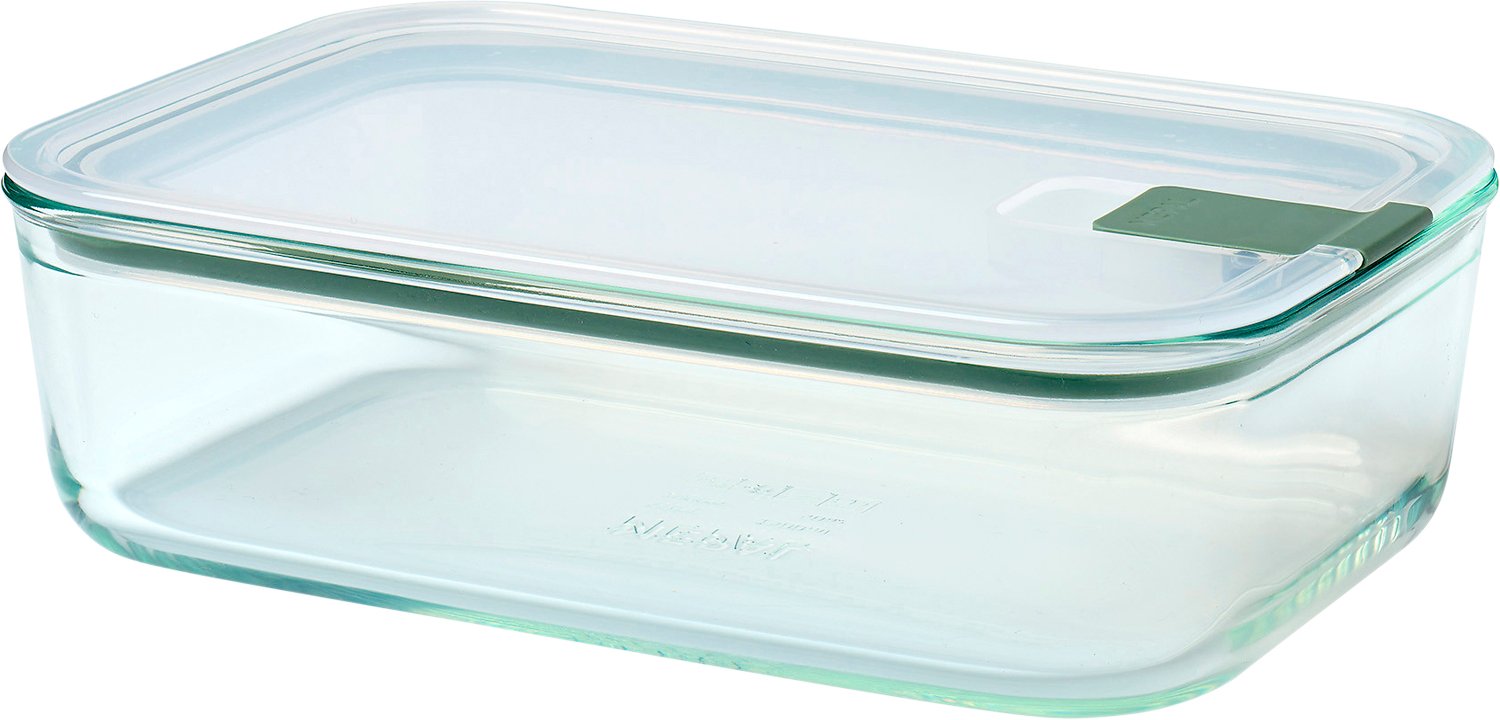 Husholdningsboks Easyclip 1500 ml Nordic Sage Glas