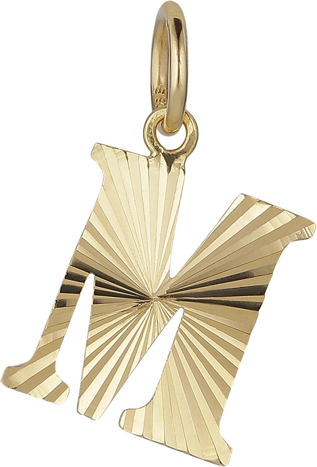 Reflection Letters, Goldplated Sterling Silver-m