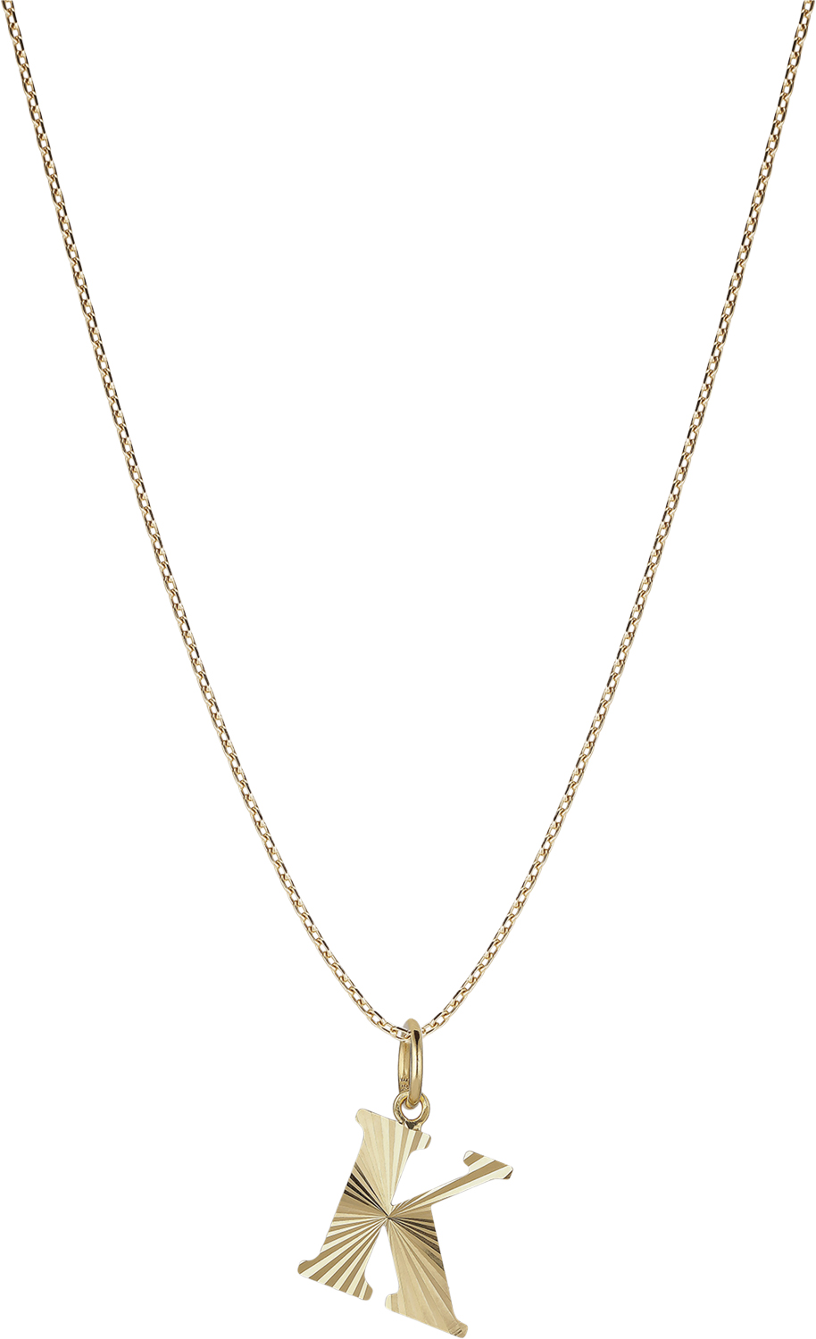 Reflection Letters, Goldplated Sterling Silver-k