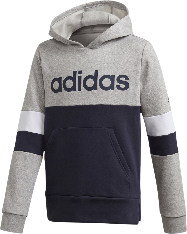Linear Colourblock Fleece Hættetrøje