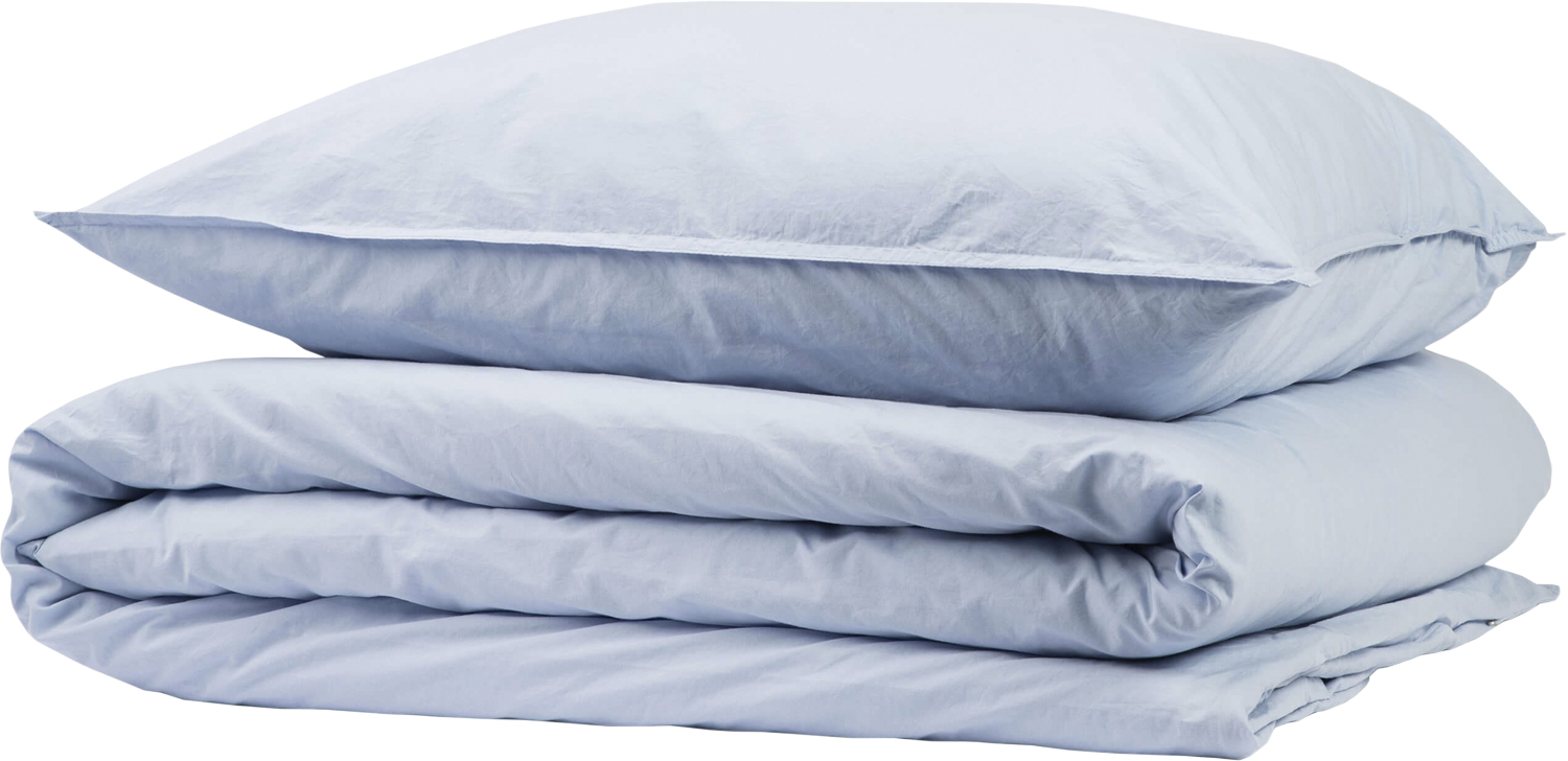 Stonewashed Sengesæt 200x220cm Kentucky Blue