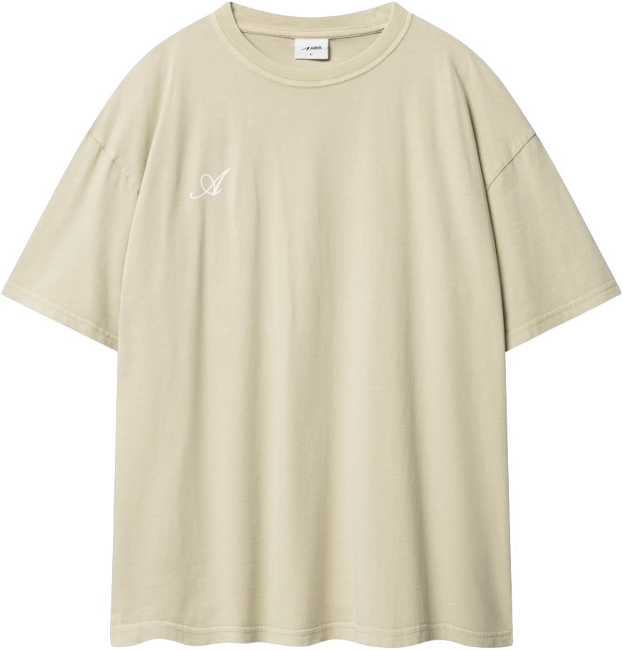 Sans Serif Boxy Tee Taupe