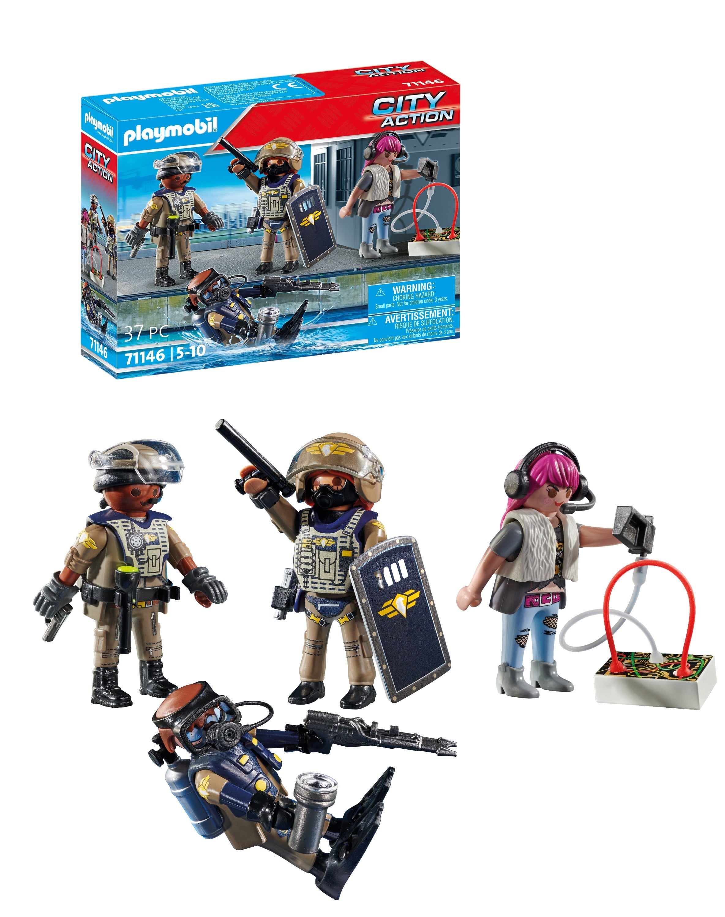 Playmobil Tactical Unit Figure set