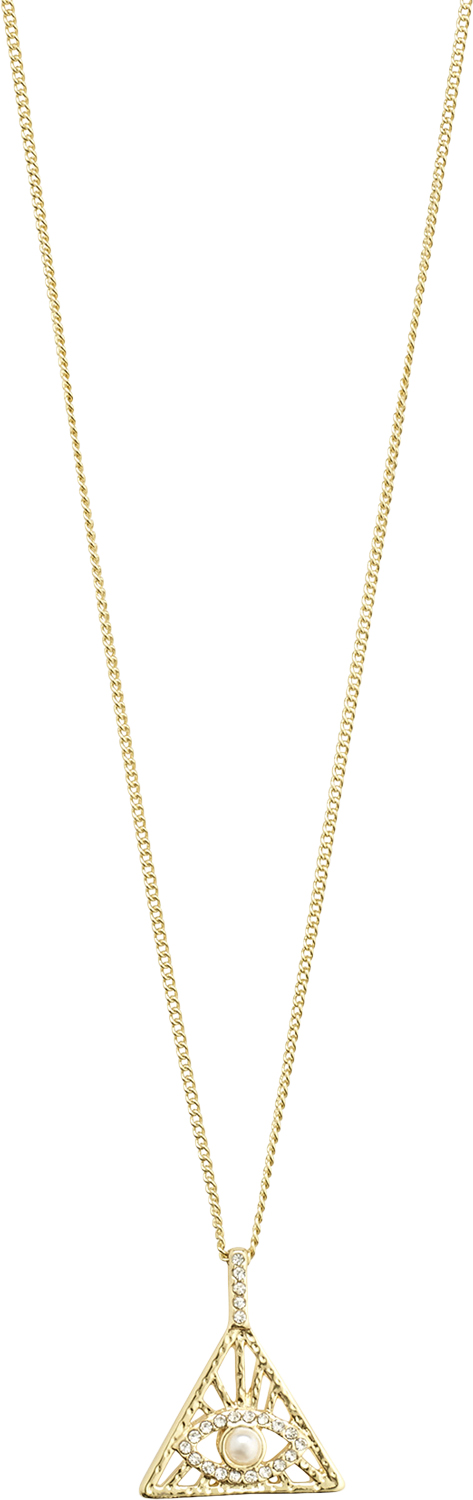 Focus Recycled Necklace Goldplated