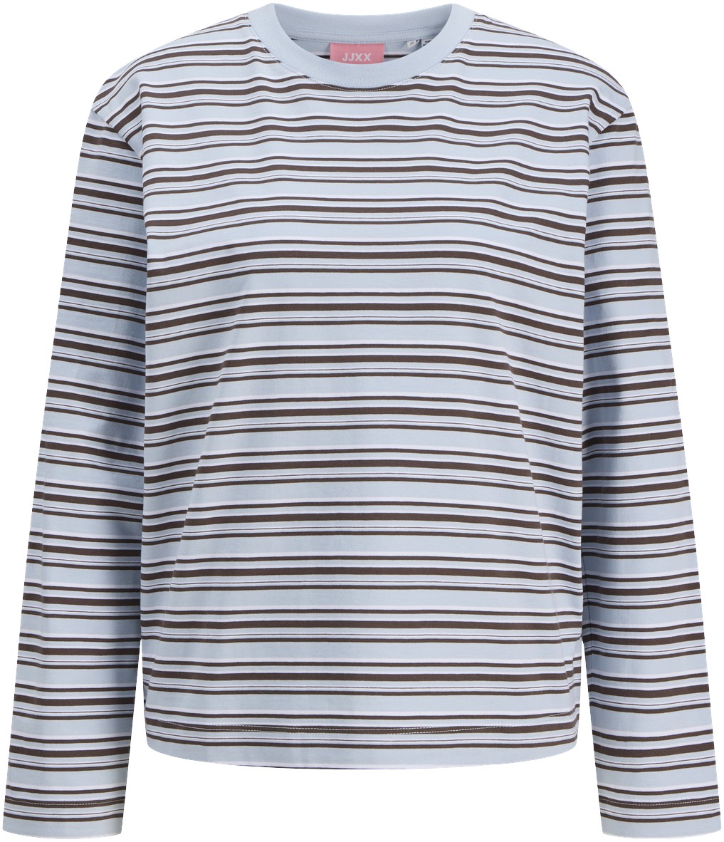 Jxsophia Boxy LS Stripe TEE JRS SN