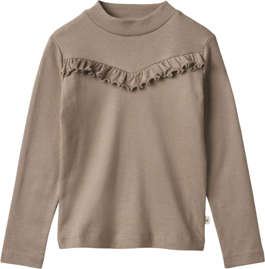Langærmet Rib Tshirt Rosetta