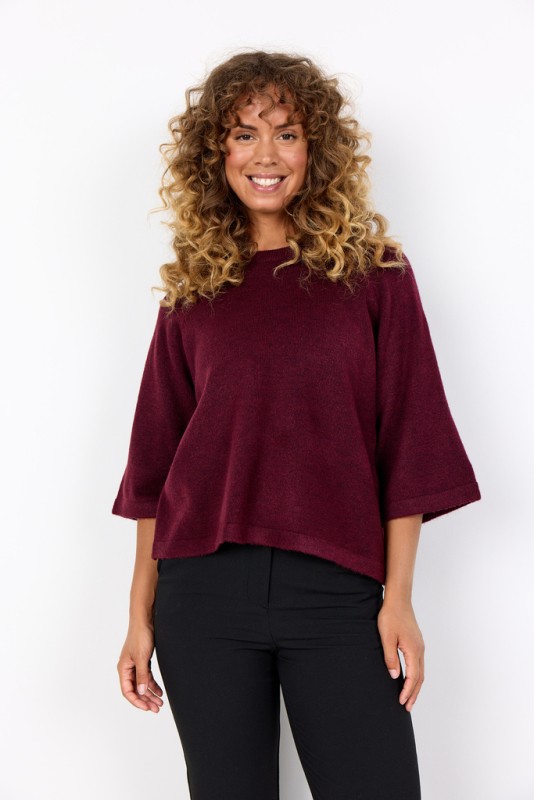 Scorlean 1 Pullover Bordeaux