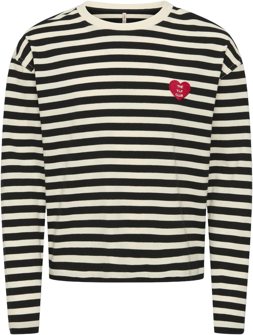 Koglivina L/S Oneck Stripe TOP JRS