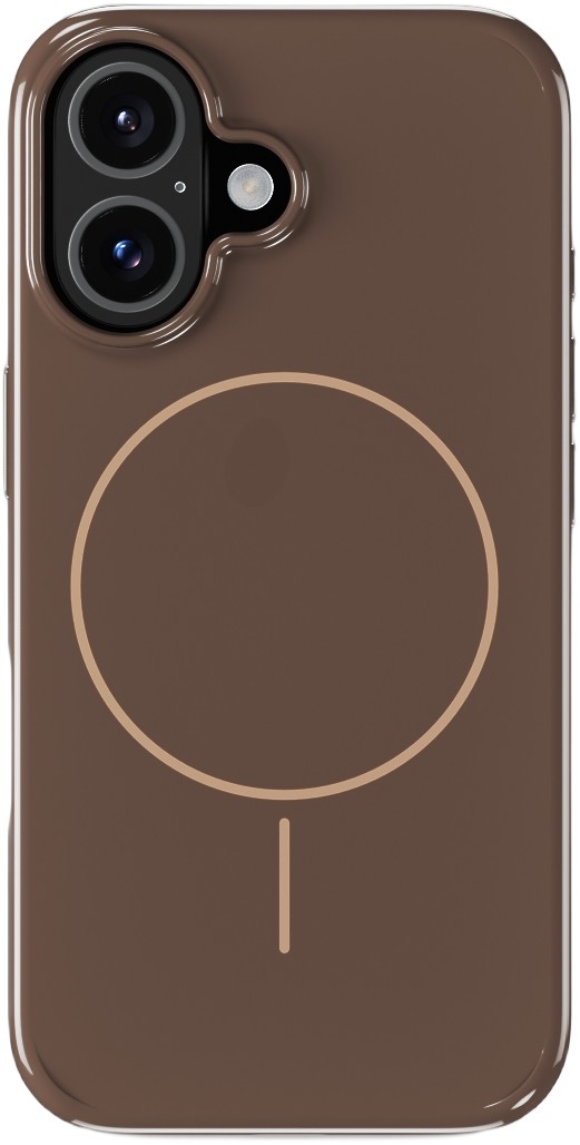 Mono Case Magsafe Iphone 16 Chocolate/beige