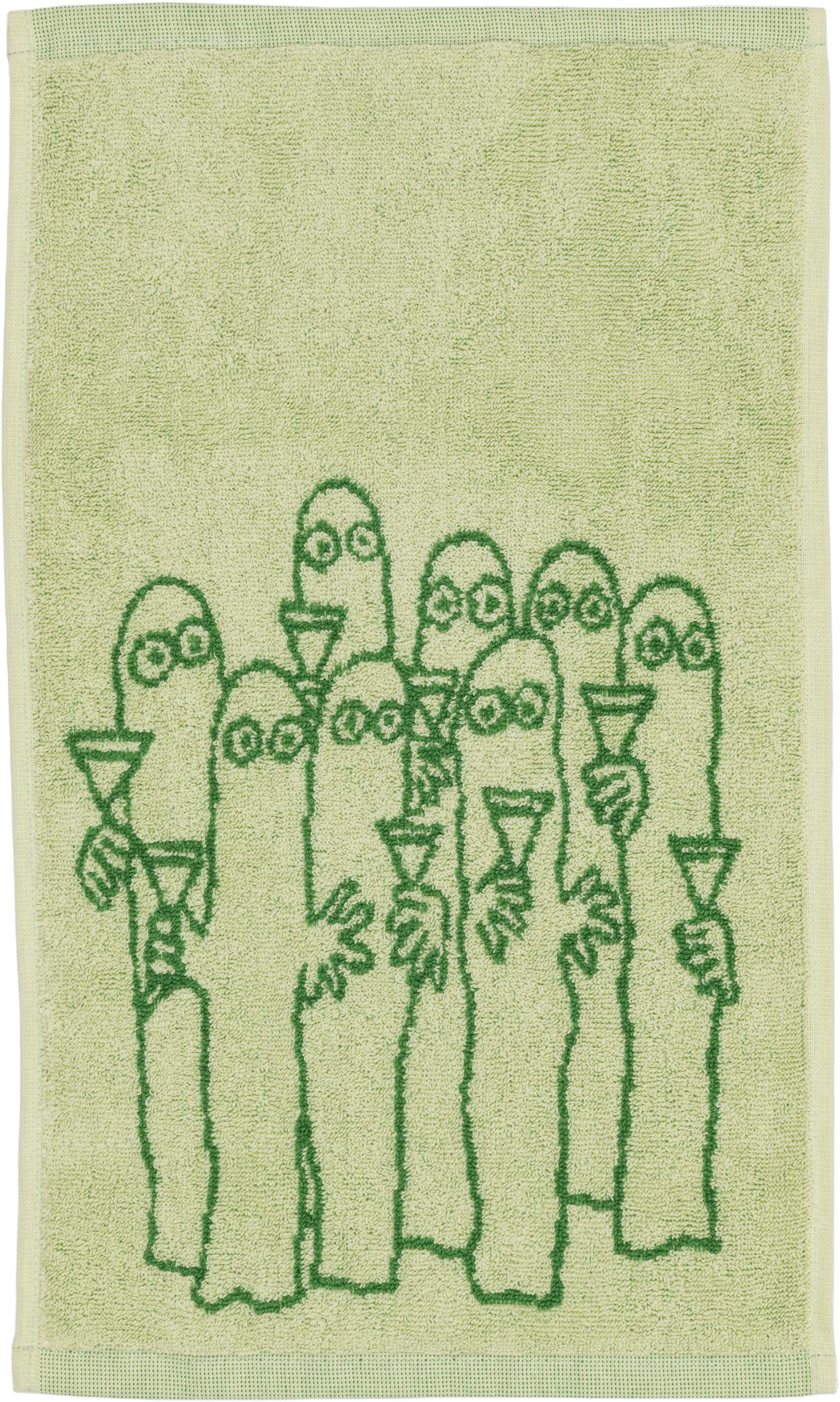 Moomin Håndklæde 30x50 Grøn