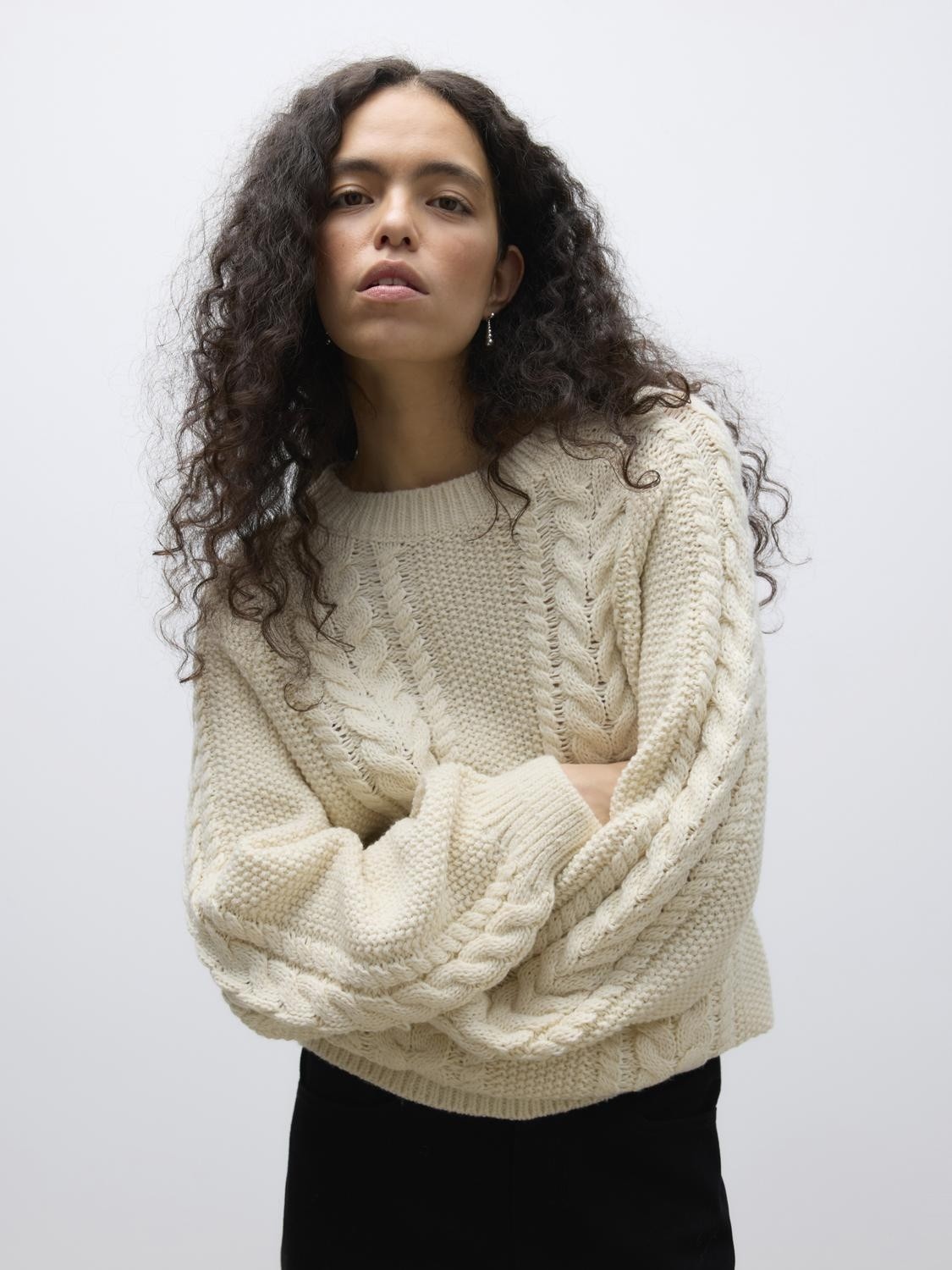 Awtoa LS Oneck Knit Pullover Noos