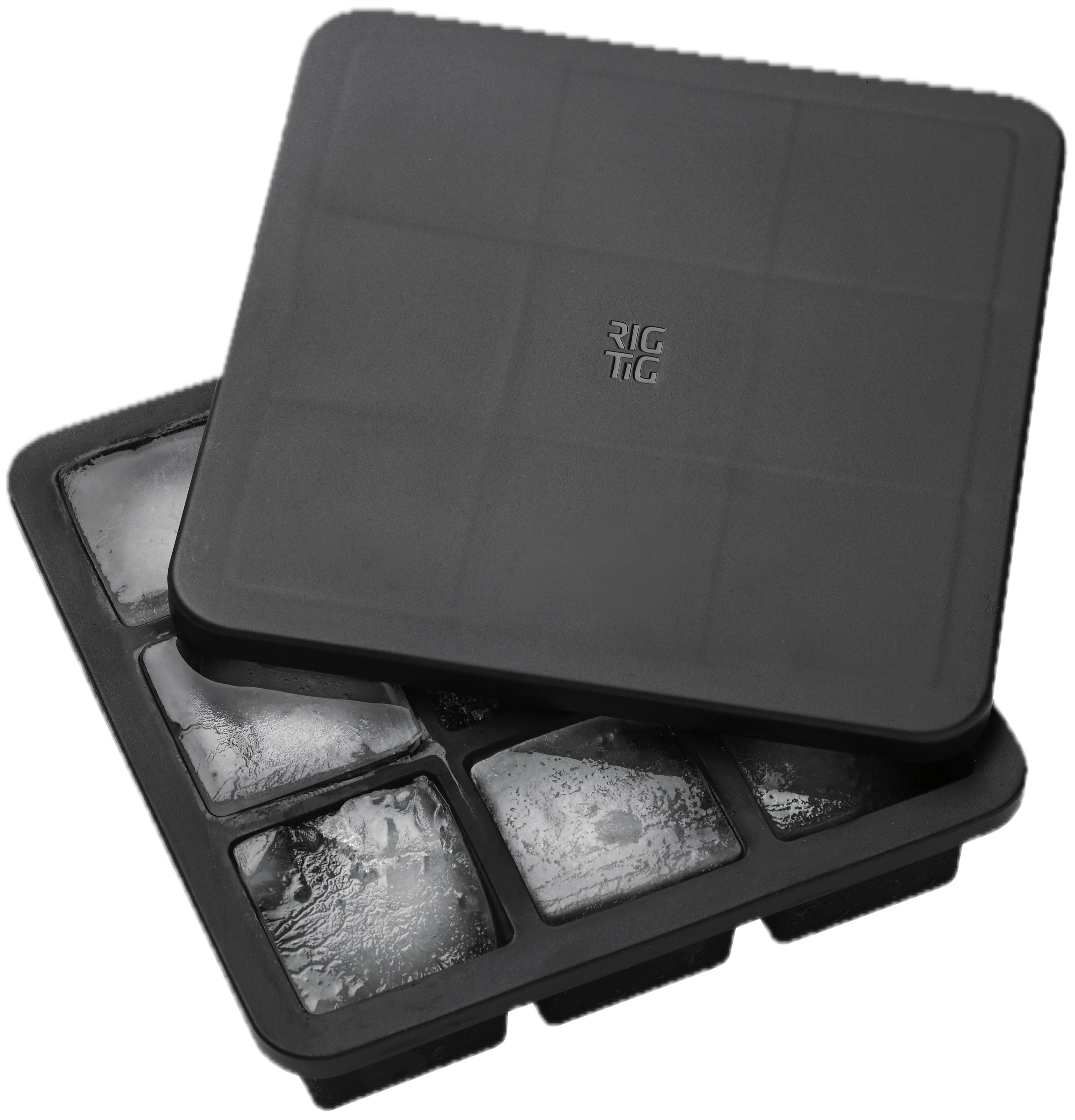 Freezeit Isterningbakke med låg H 5 cm Black