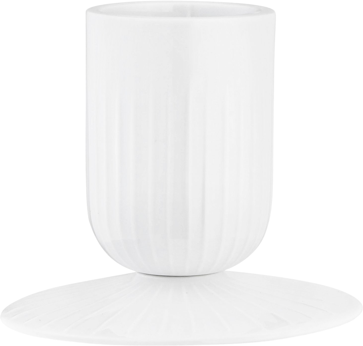 Hammershøi Bloklysestage Ø5 cm Hvid