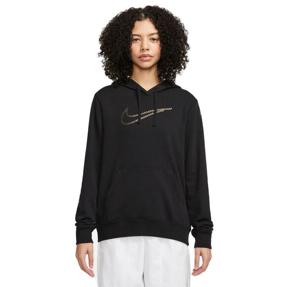 Sportswear Club Fleece Premium Essential Loose Shine Hættetrøje - DKK 340 - Spar 43%