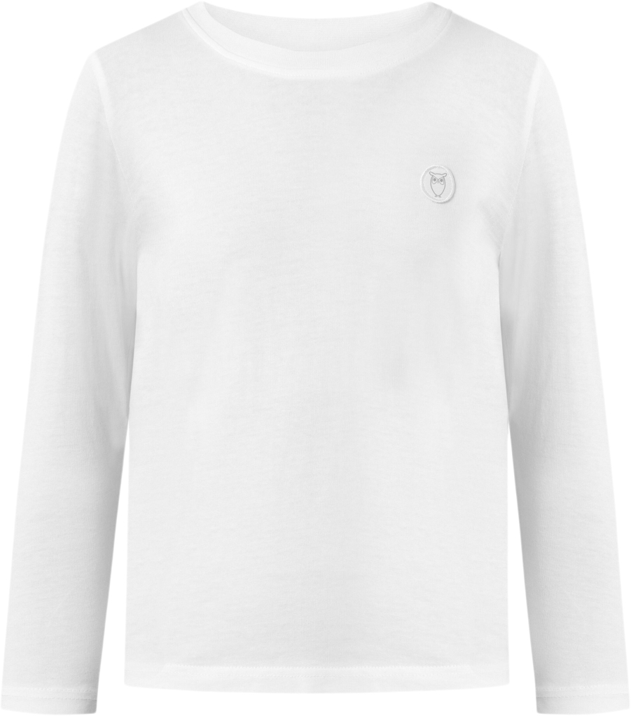 Regular fit Badge Long Sleeved Gots/vegan