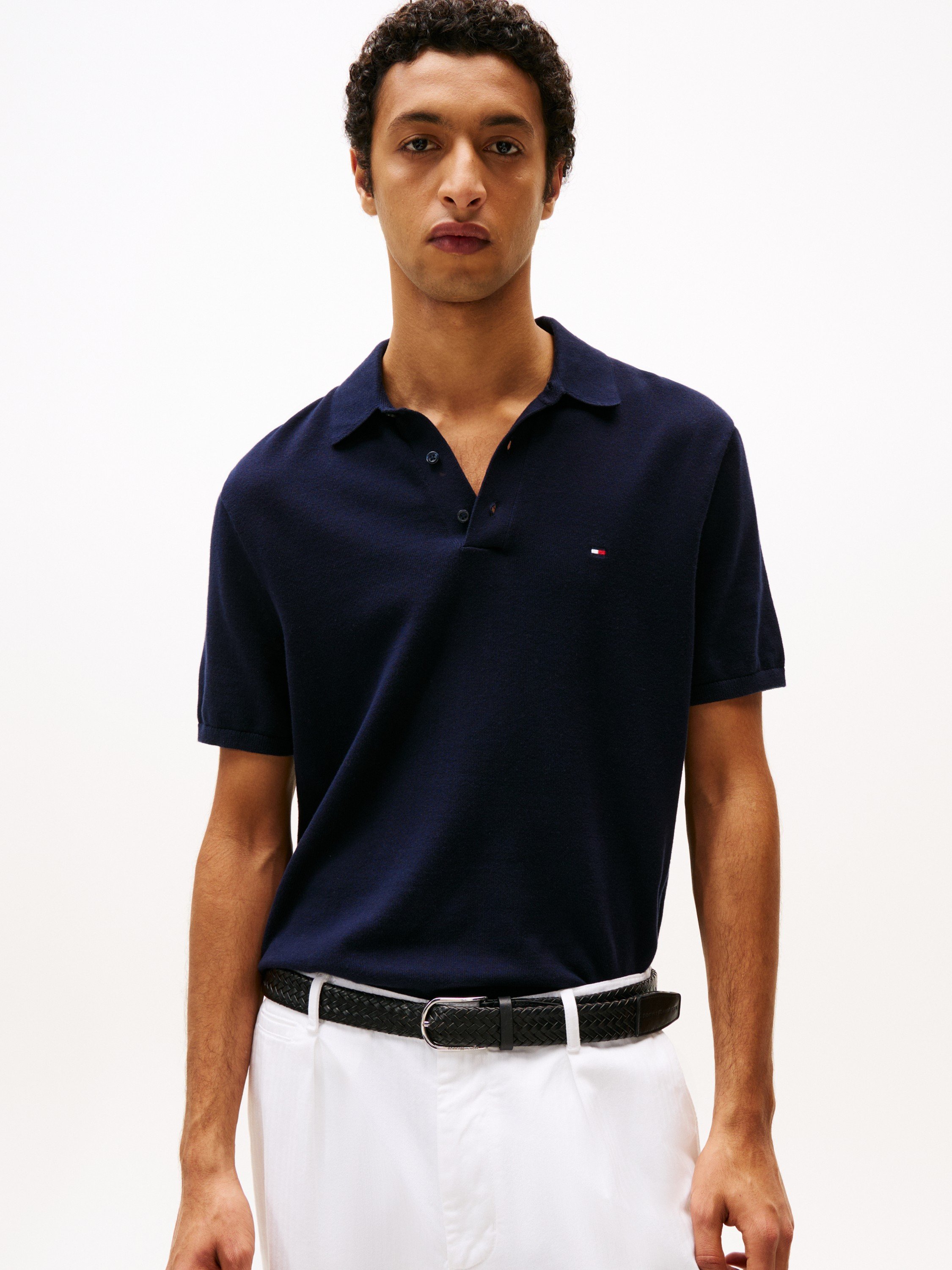 Regular Fit Knit Polo Shirt
