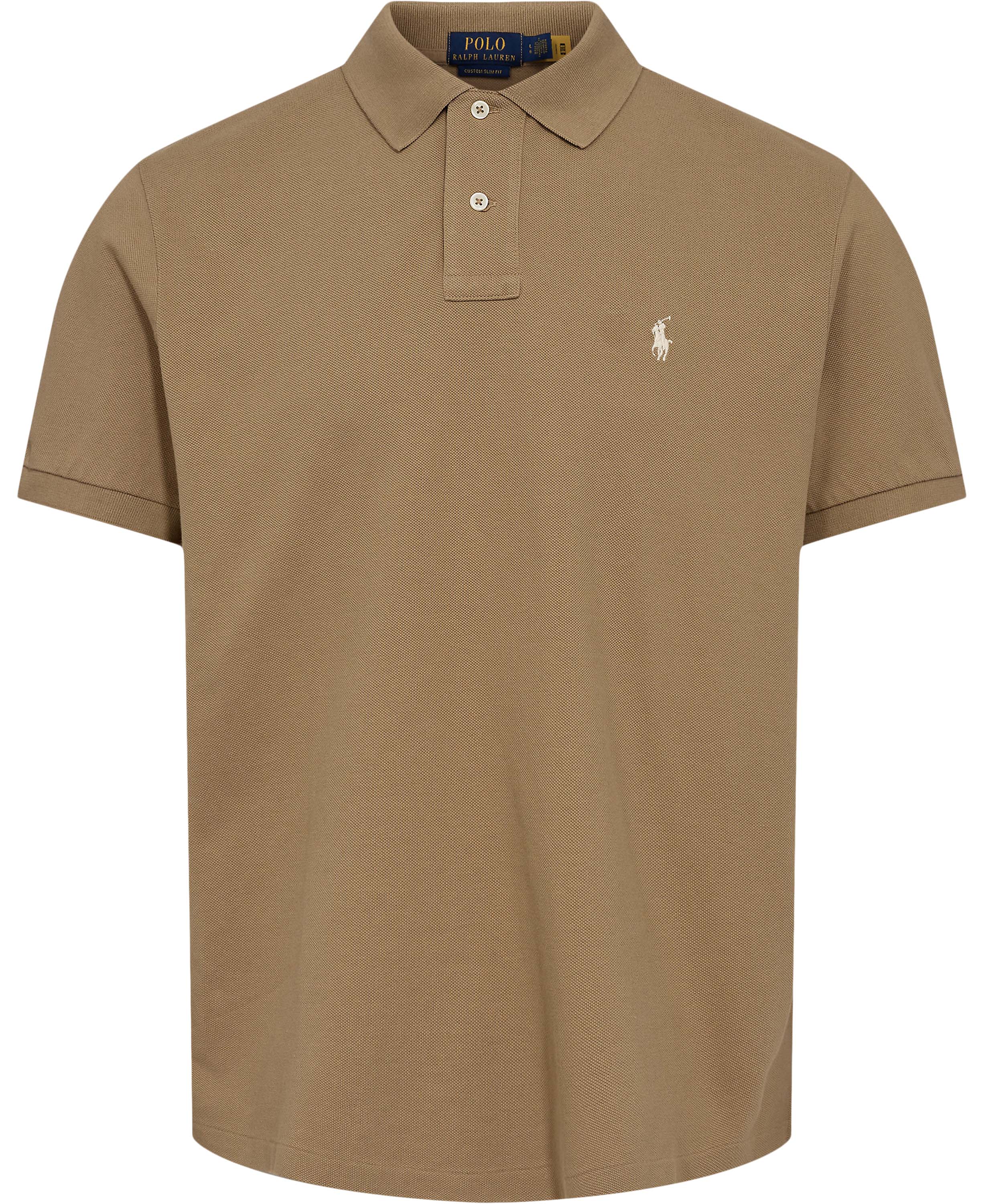 Custom Slim Fit Mesh Polo Shirt
