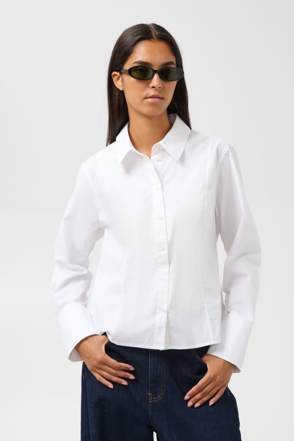 Slnoelle Slim Poplin Shirt LS