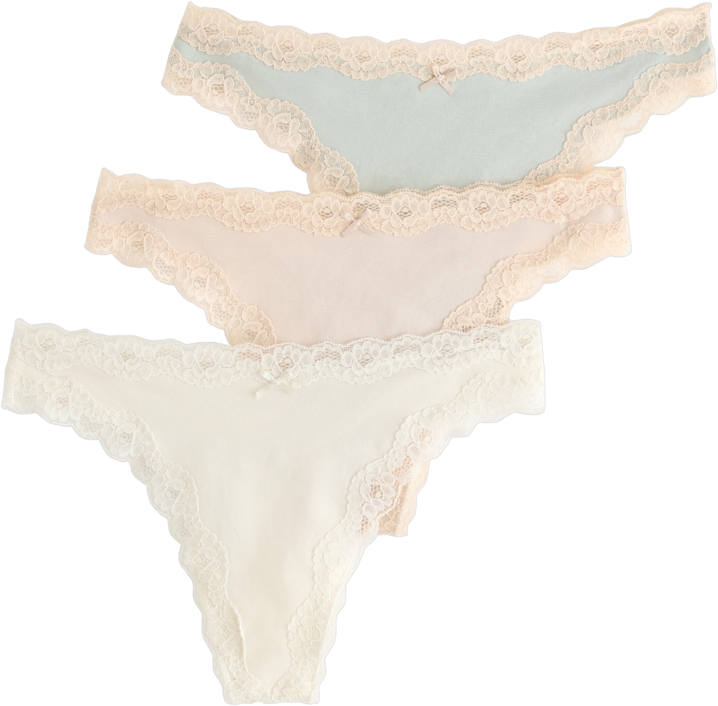 3pack Thongs With Regular Waist an