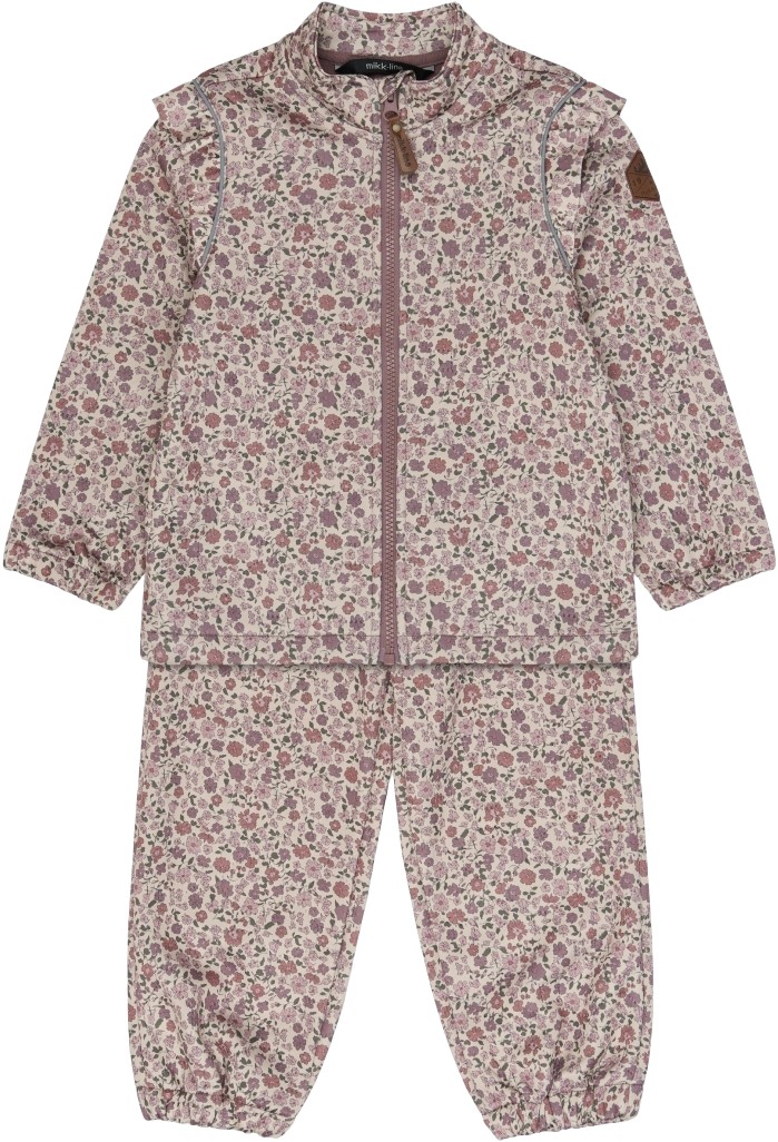 Soft Thermal Set Warm Frill AOP