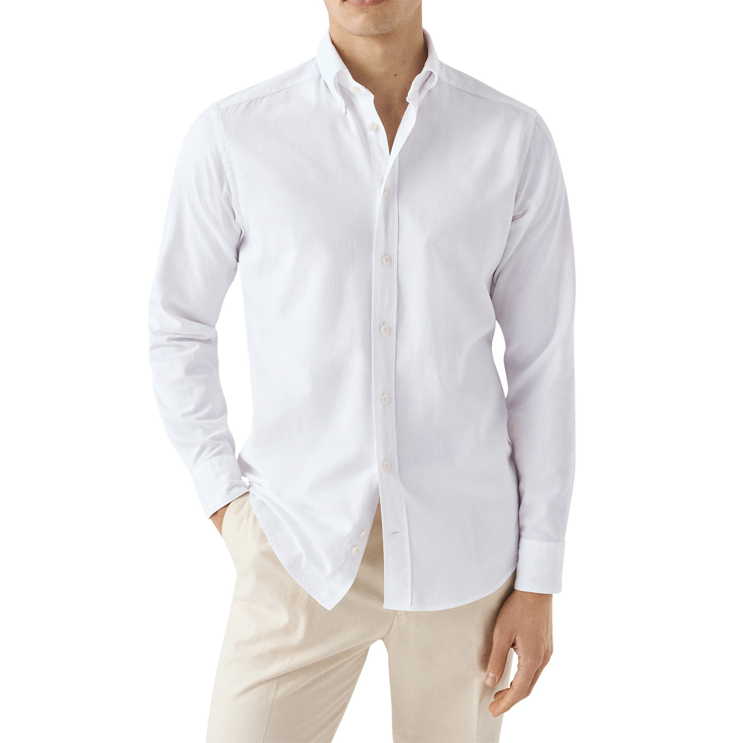 White Royal Oxford Shirt Slim Fit