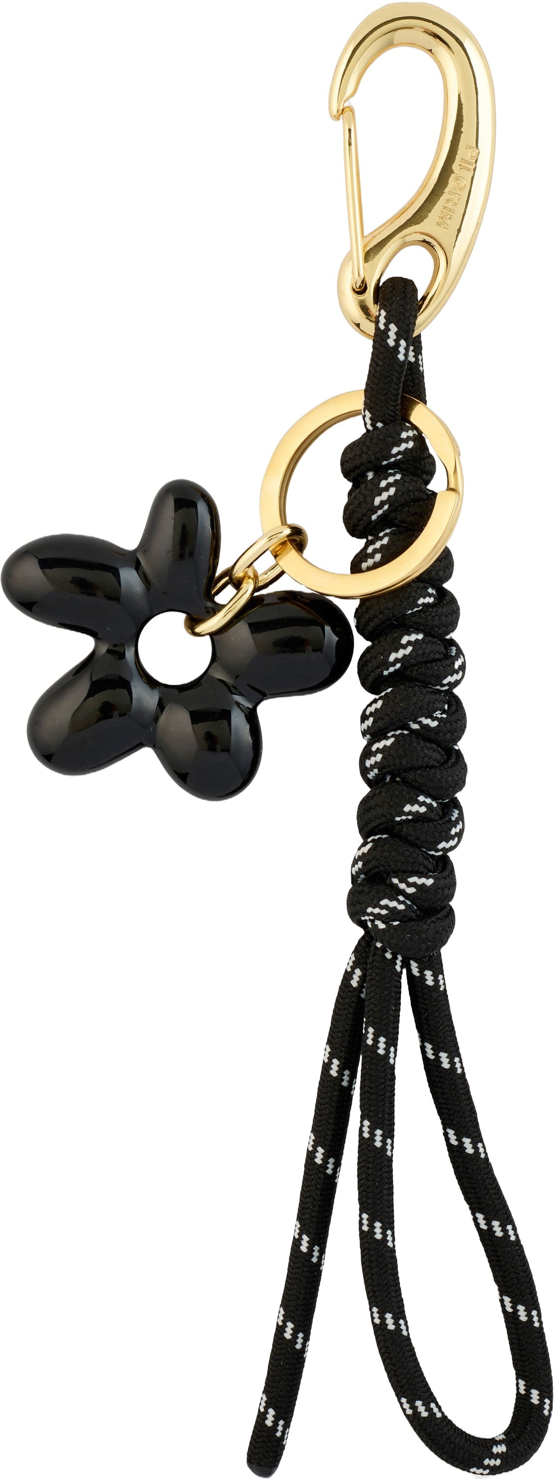 Aerun key Hanger, Black/goldplated