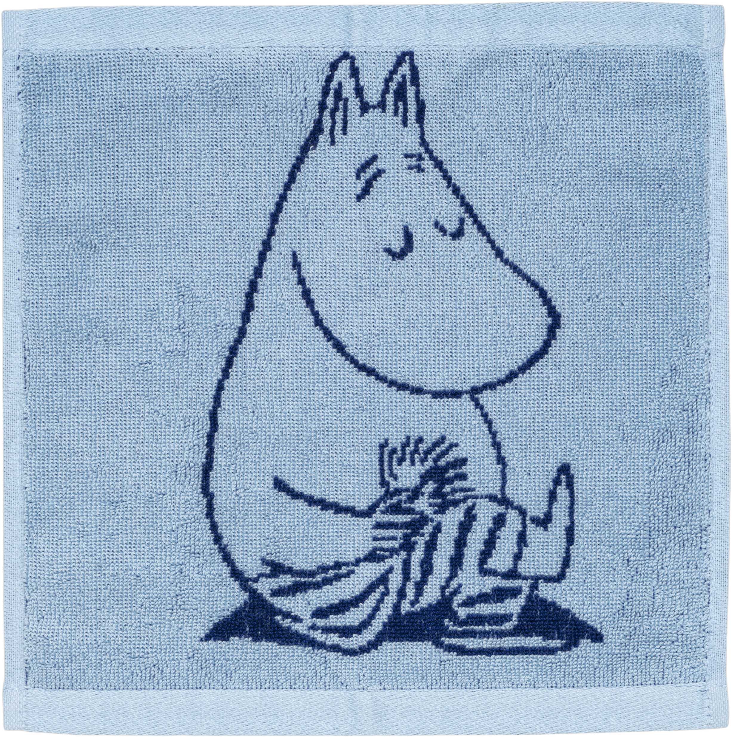 Moomin tw 25x25 Moomintroll Navy Gots