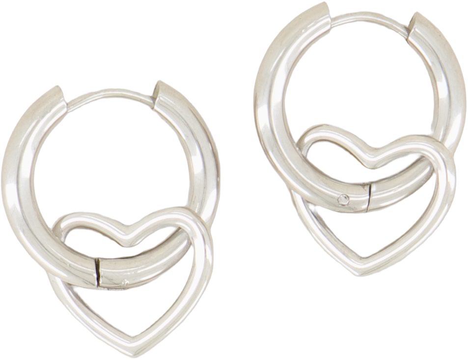 Open Heart Earrings