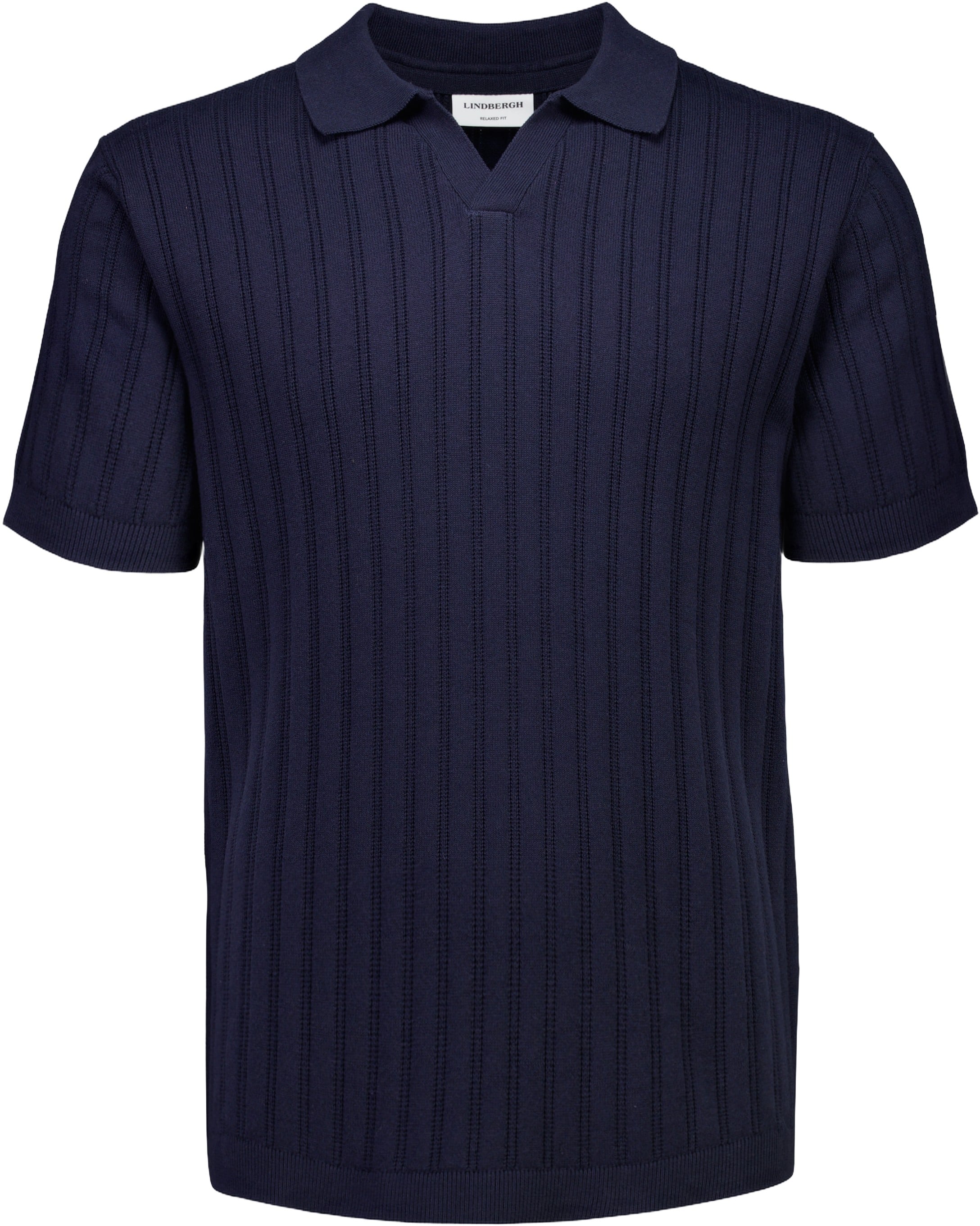 Knitted S/S Vneck Polo