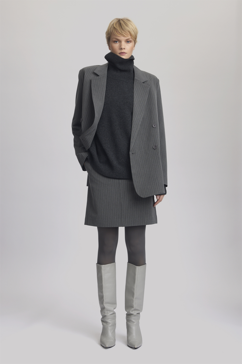 Joellegz mel. Pinstripe Blazer 2. 0