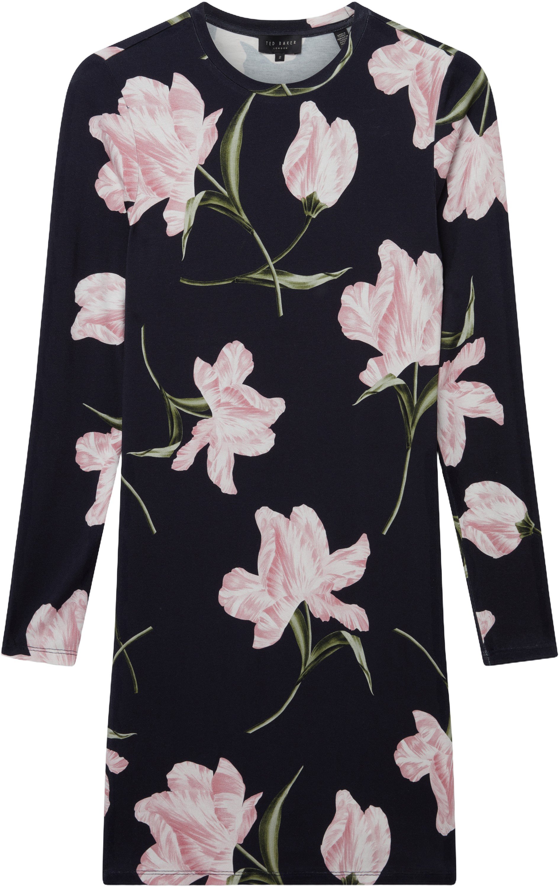 Baafnee Printed Long Sleeve Fitted