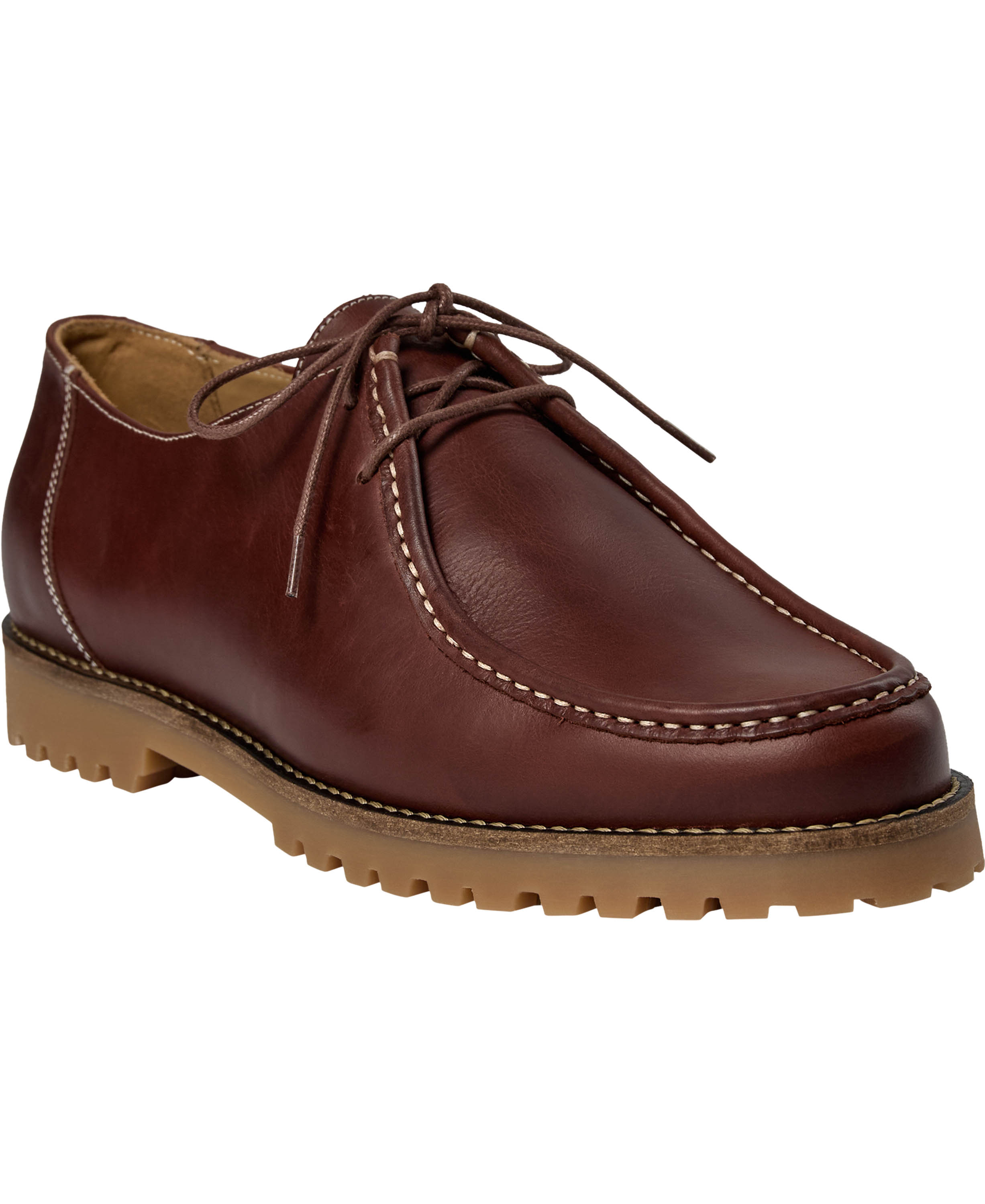 Ollie Moc Toe Brown Leather