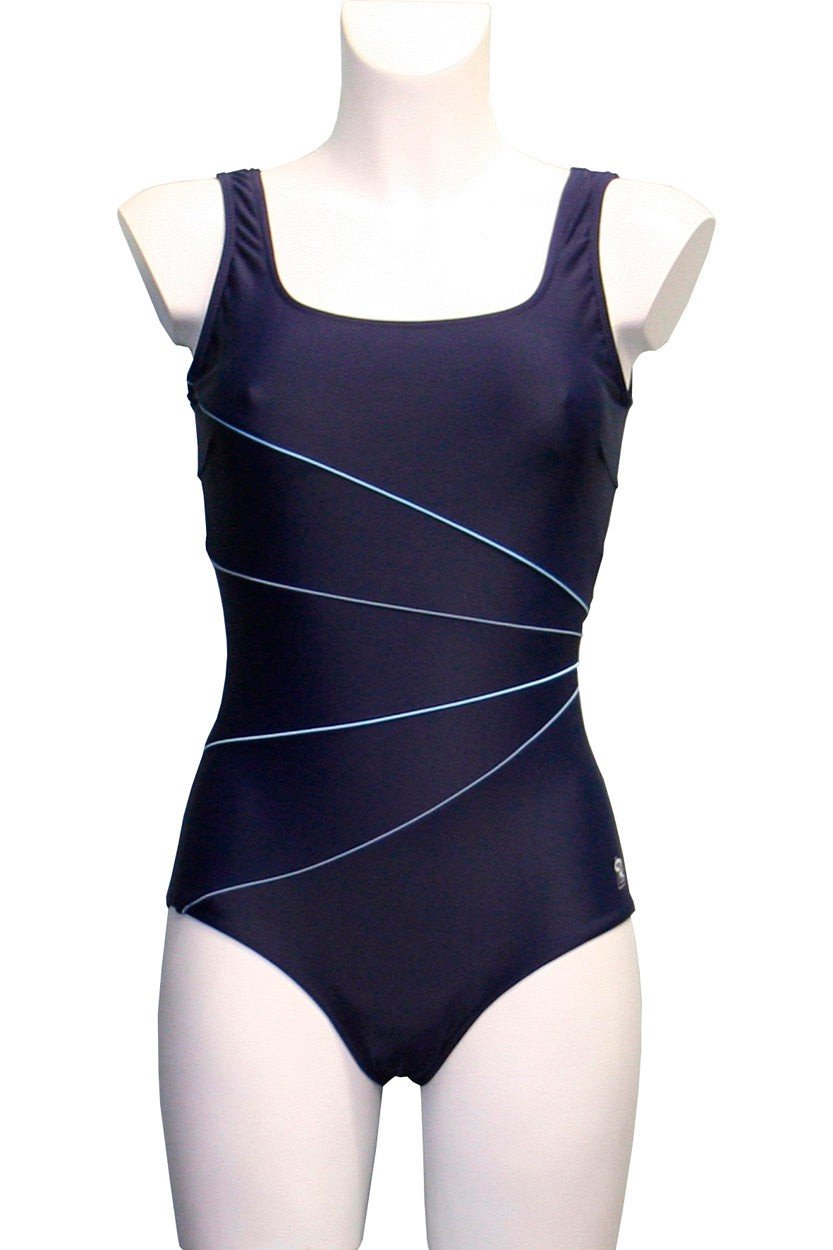 Badedragt M/lavt BEN, Uryg OG