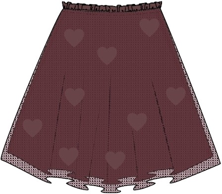 Tnvohanna Mesh Skirt