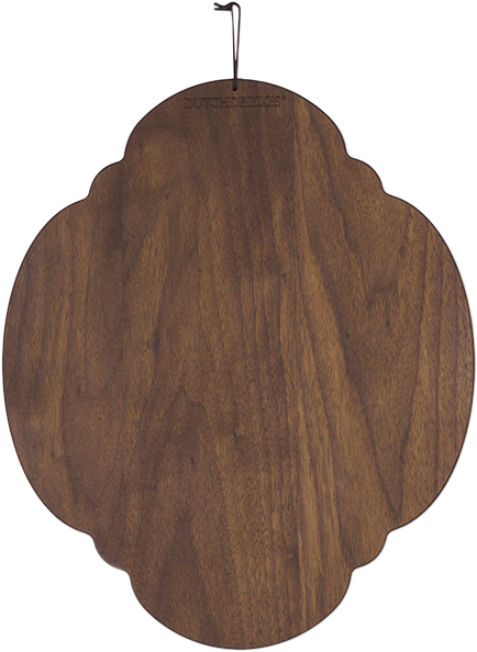 Breakfast Board Oval Walnut