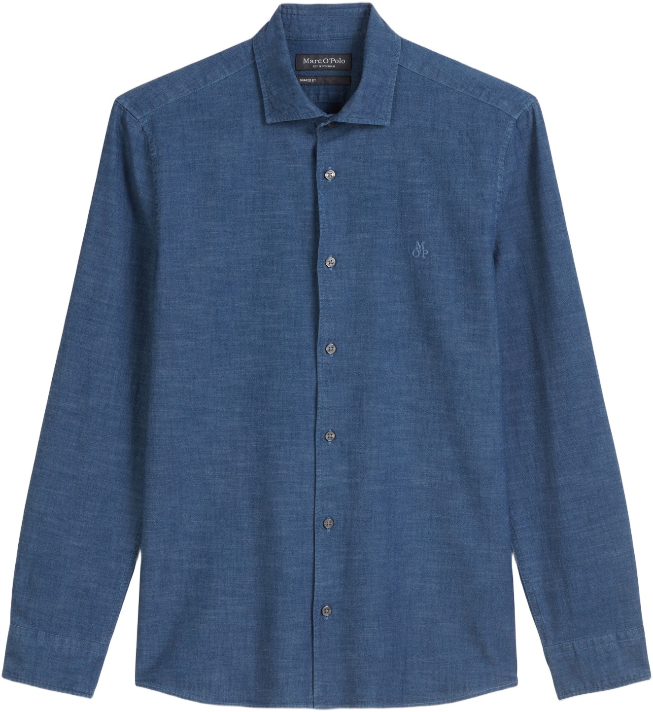 Spread Collar, Long Sleeve, Round h