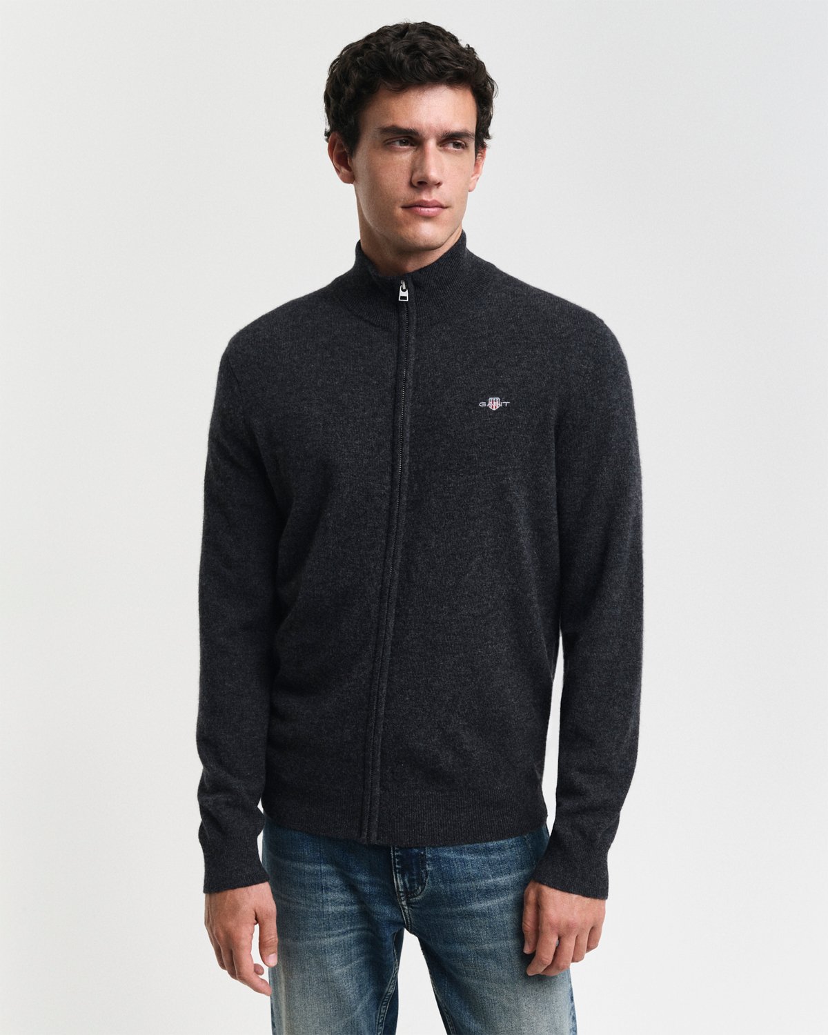 Extrafine Lambswool ZIP Cardigan