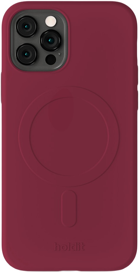 Soft Magsafe Case Iphone 12/12pro Red Velvet