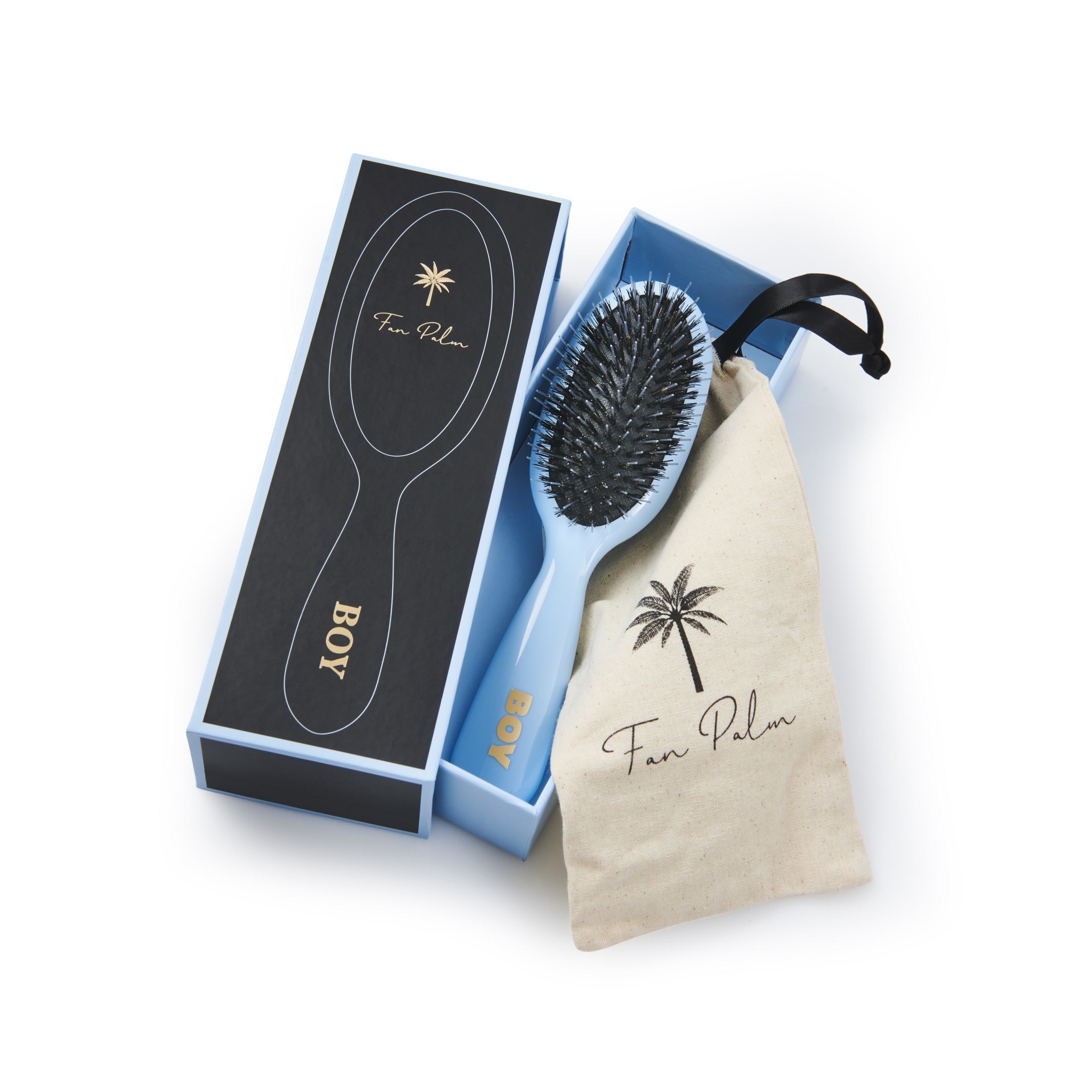 “Boar & Nylon Brush Blue “”””boy”””” Small”