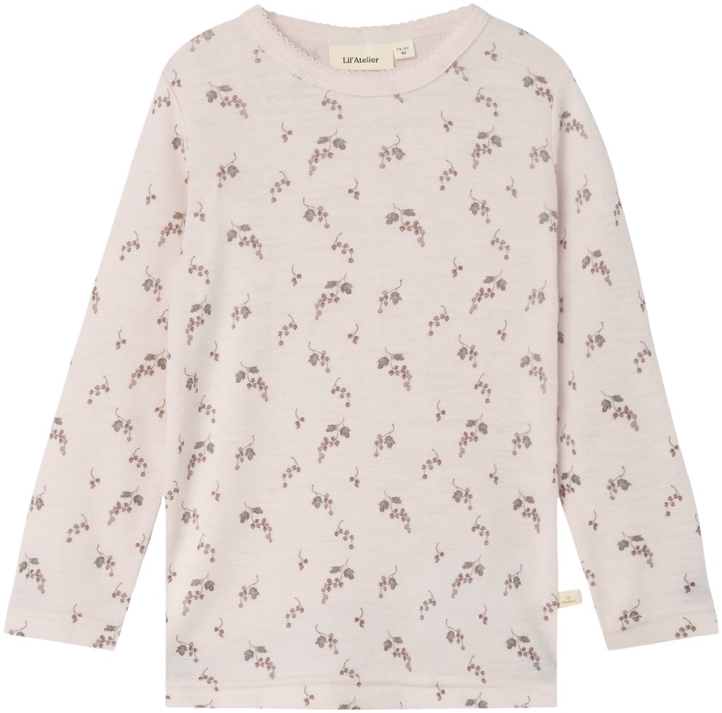 Nmfnoel NIA Wool LS Slim TOP LIL