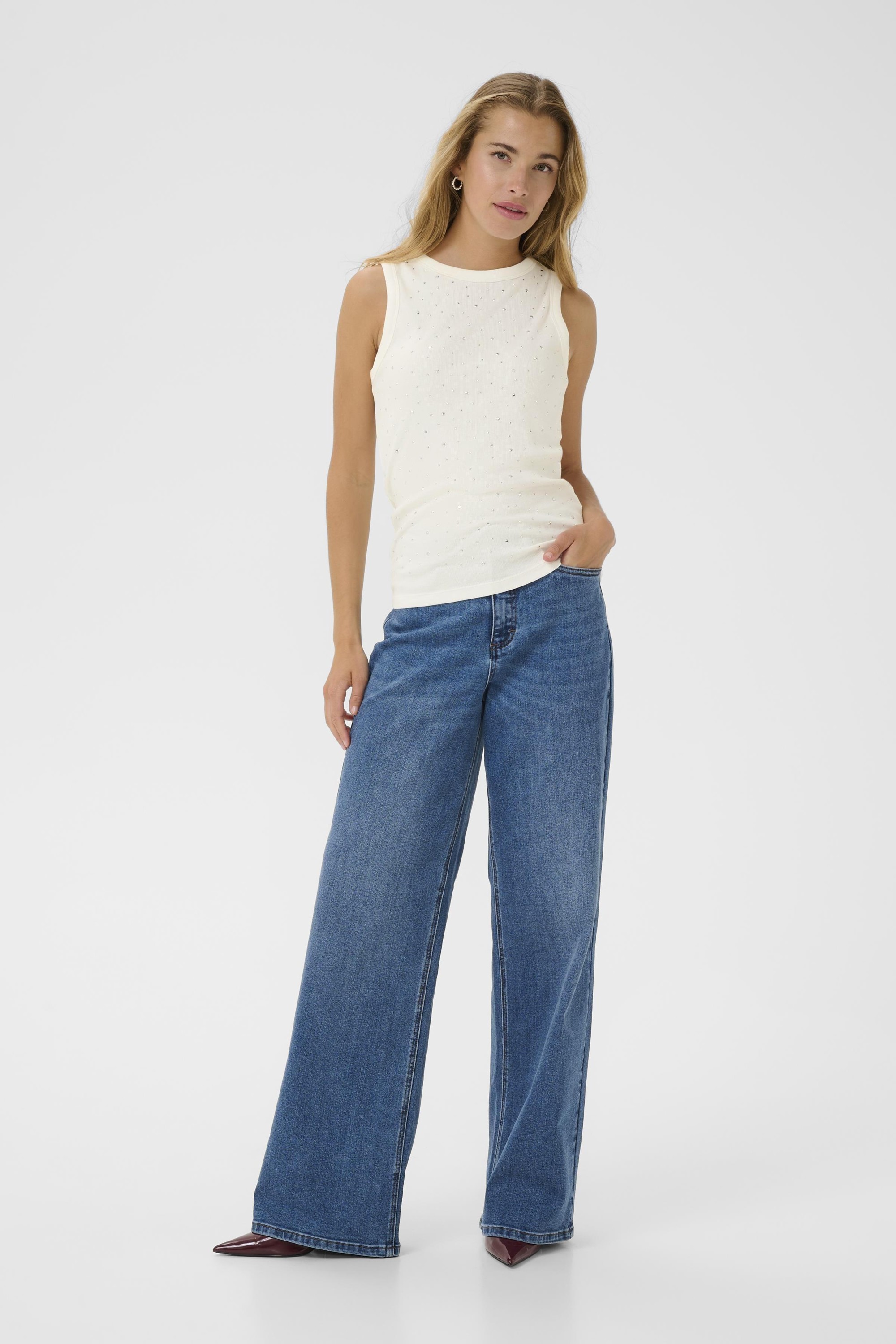 Kacarna Rhinestone Top