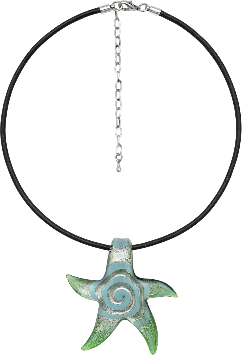 Spirit Necklace / Light Green Star