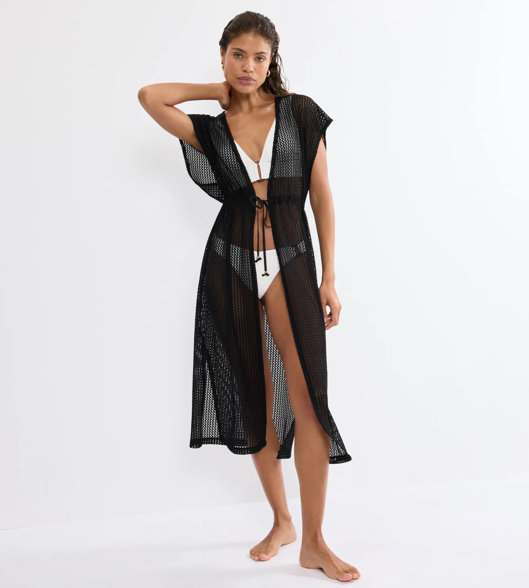 Beach Mywear Crochet Kimono