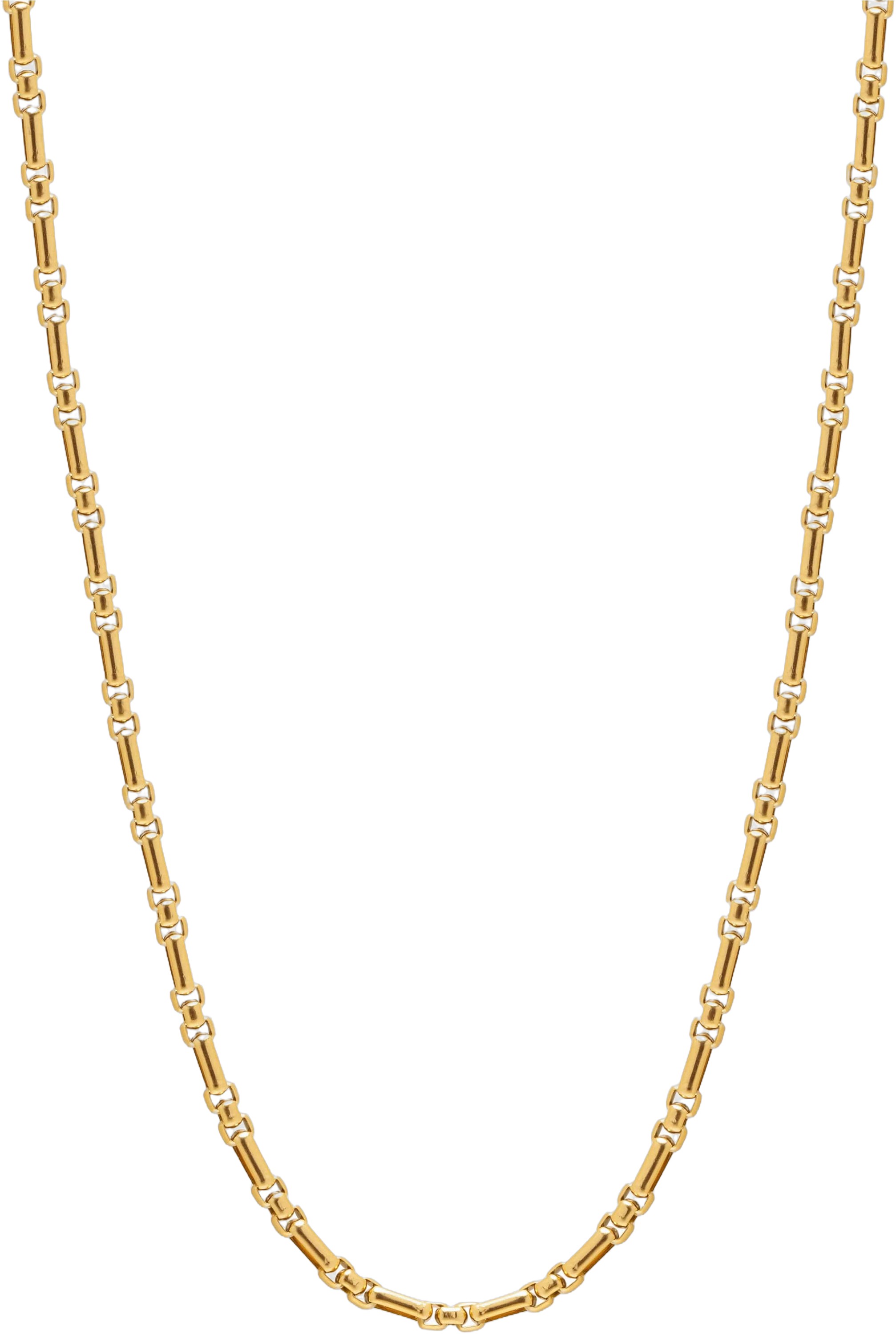Men&#39;s Gold Modern Figaro Belcher Chain