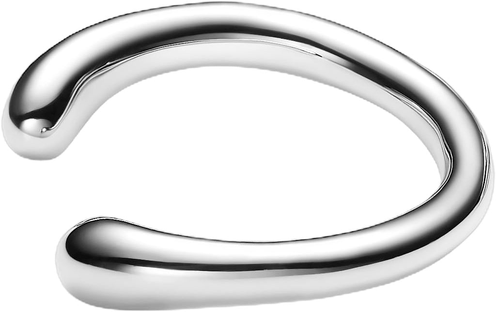 Curl Earcuff Small Silver