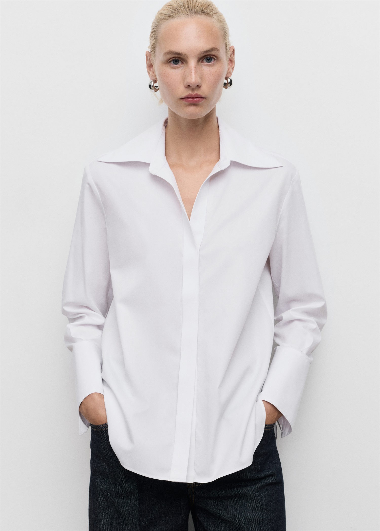 Shirt With Concealed Placket and co