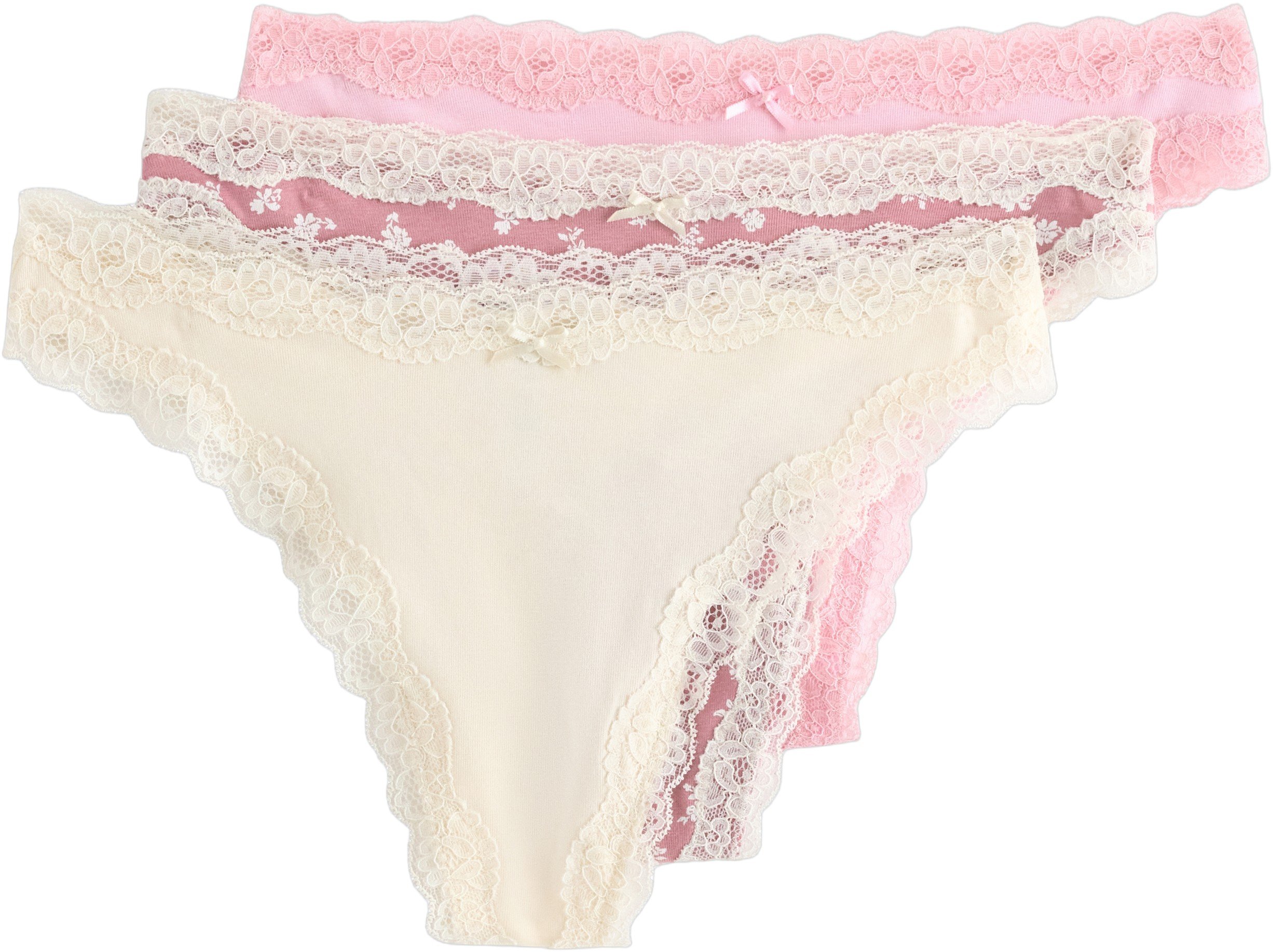 3pakning Stringtruser med Vanlig m