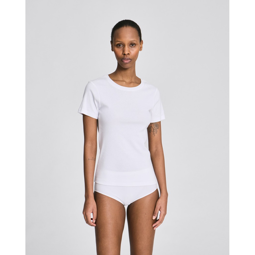 Trille Cotton Top 1×1 Rib Tee Gots
