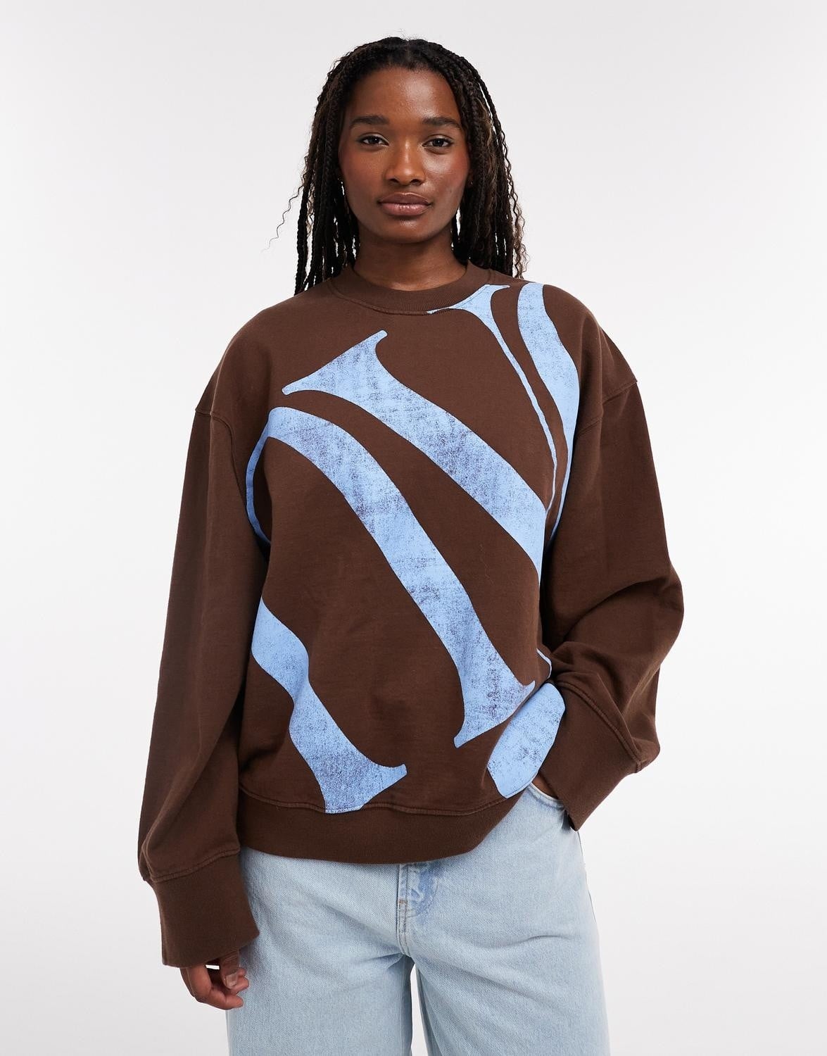 Tsglea Graphic NYC Oversized Sweat