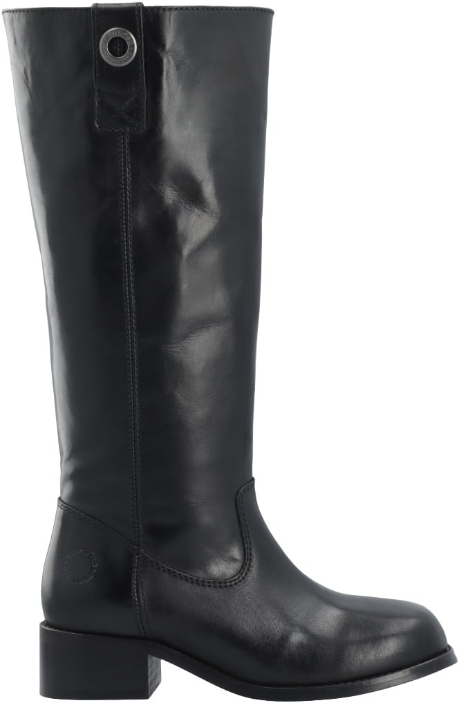 Casvilma Highshaft Pull Boot Stone Leather